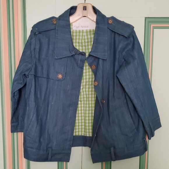 NwotYigal Azrouel Blue Women's Jacket